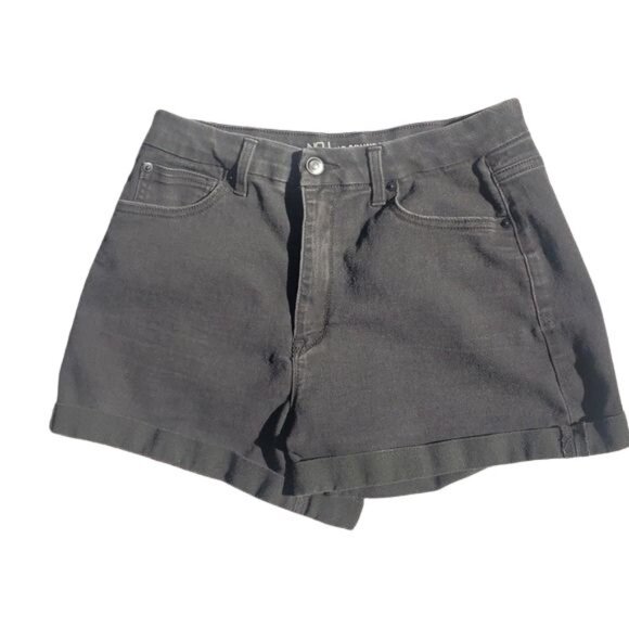 No Boundaries High Waist Black Jean Shorts, Junior Sz 13 - Picture 1 of 10